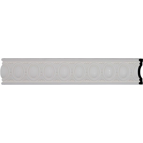 Ekena Millwork SAMPLE - 5 5/8"H x 1 1/8"P x 12"L Egg & Dart Chair Rail SAMPLE-CHA05X01EG - main